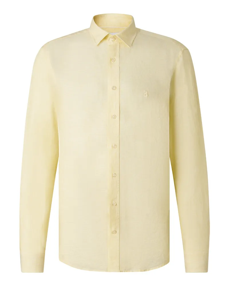 Bogner Leinen-Hemd Timi für Herren - Gelb Gelb