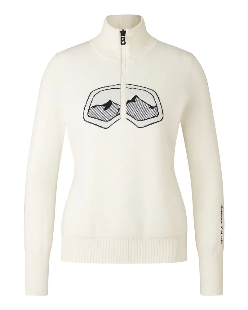 Bogner Fire & Ice Strick-Troyer Azra für Damen - Off-White Off-white