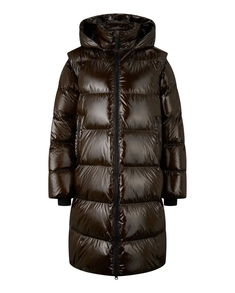 Bogner Fire & Ice 2-in1-Daunenmantel Asta für Damen - Chocolate Chocolate