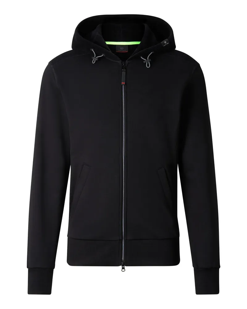 Bogner Fire & Ice Baumwolll-Sweatjacke Kano für Herren - Schwarz Schwarz