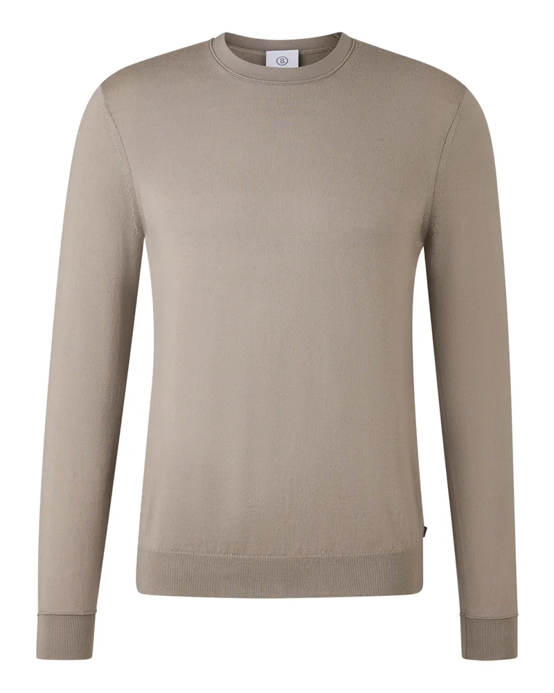 Bogner Feinstrick-Pullover Ole für Herren - Taupe Taupe