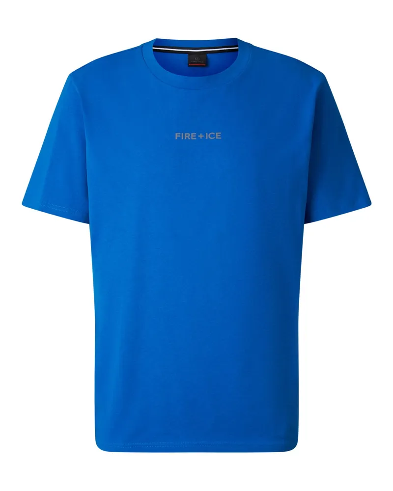 Bogner Fire & Ice Baumwoll-T-Shirt Mick für Herren - Blau Blau