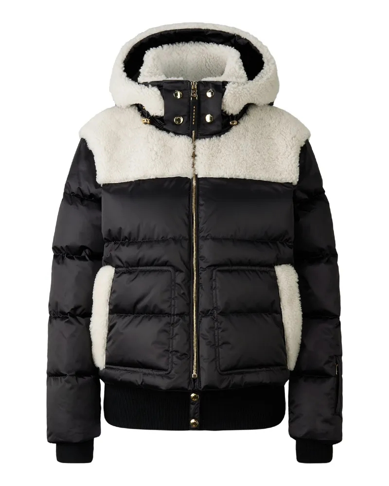 Bogner Ski-Daunenjacke Dia für Damen - Schwarz/Off-White Schwarz