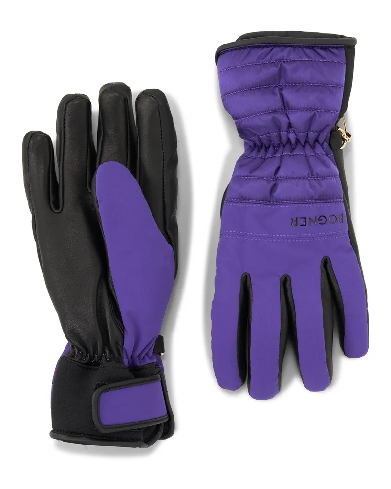 Bogner Handschuhe Cadis für Damen - Lila/Schwarz Lila