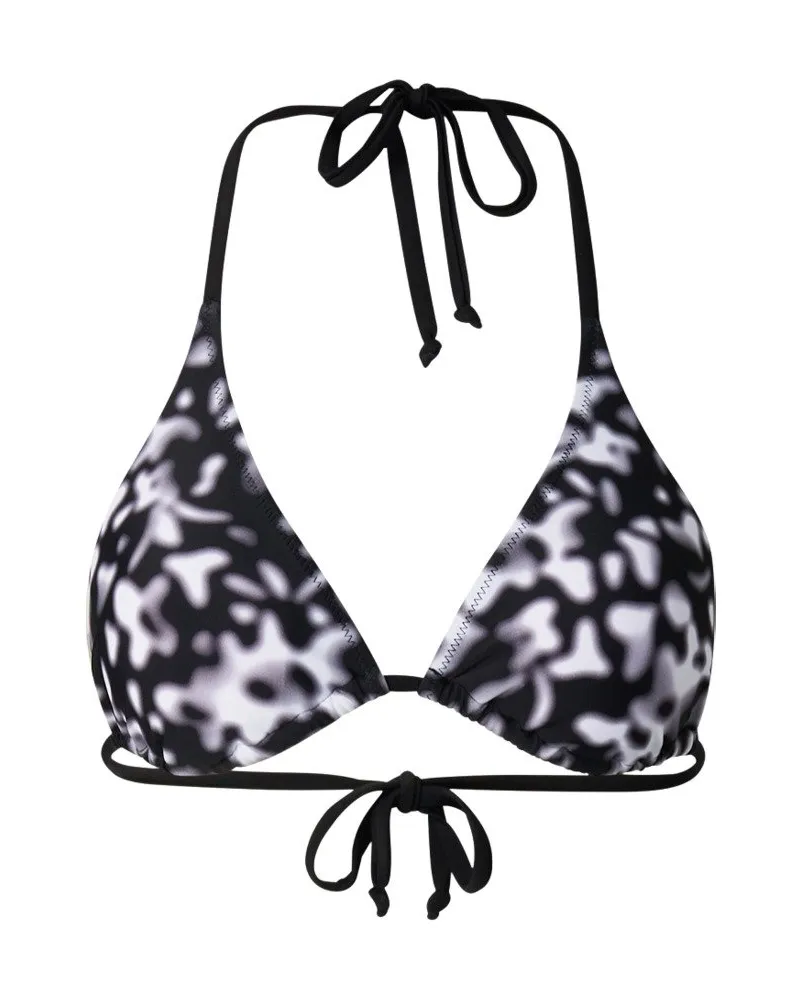 Bogner Fire & Ice Triangel Bikini-Top Gaby für Damen - Schwarz/Weiß Schwarz