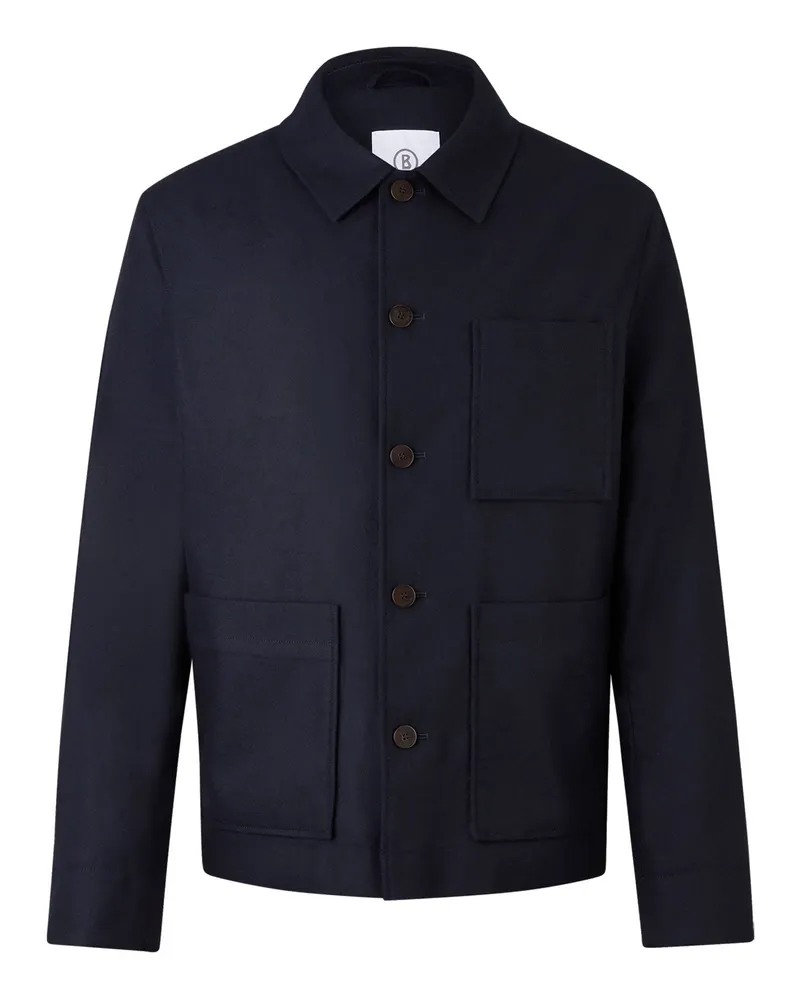 Bogner Flanell-Overshirt Mirco für Herren - Navy-Blau Navy-blau