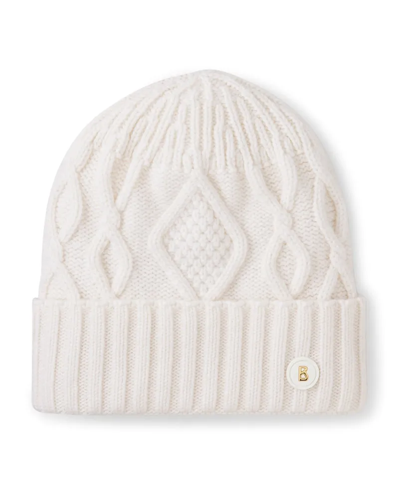 Bogner Kaschmir-Mütze Jamila für Damen - Off-White Off-white