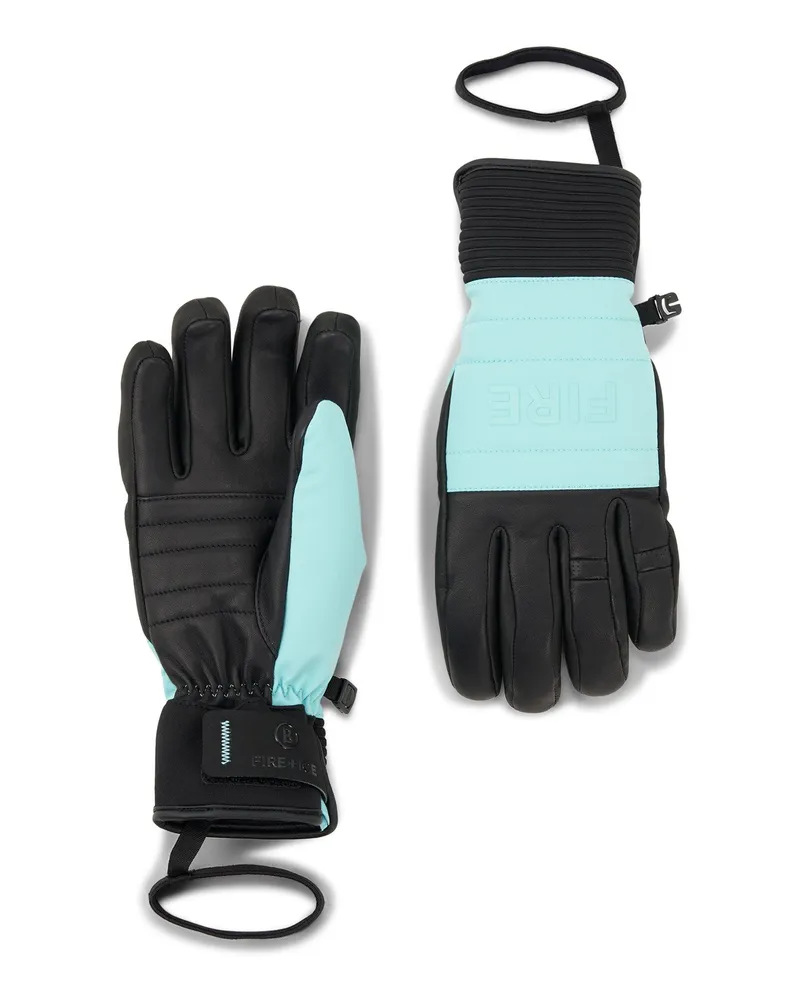 Bogner Fire & Ice Handschuhe Ina für Damen - Eisblau/Schwarz Eisblau