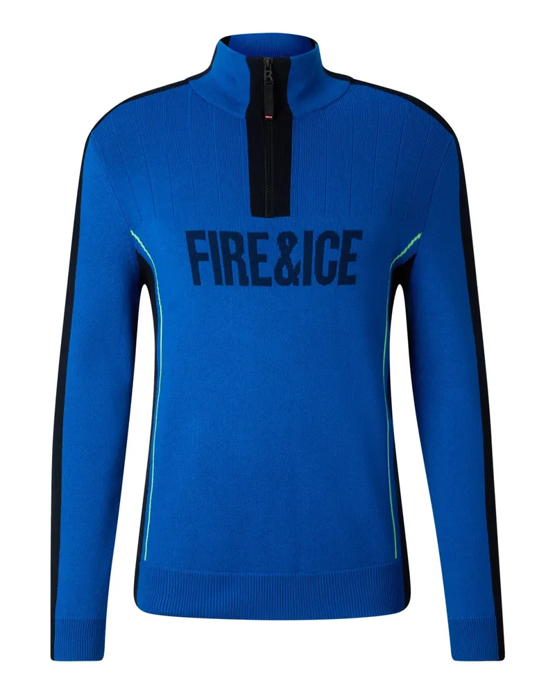Bogner Fire & Ice Strick-Troyer Laurens für Herren - Blau/Schwarz Blau