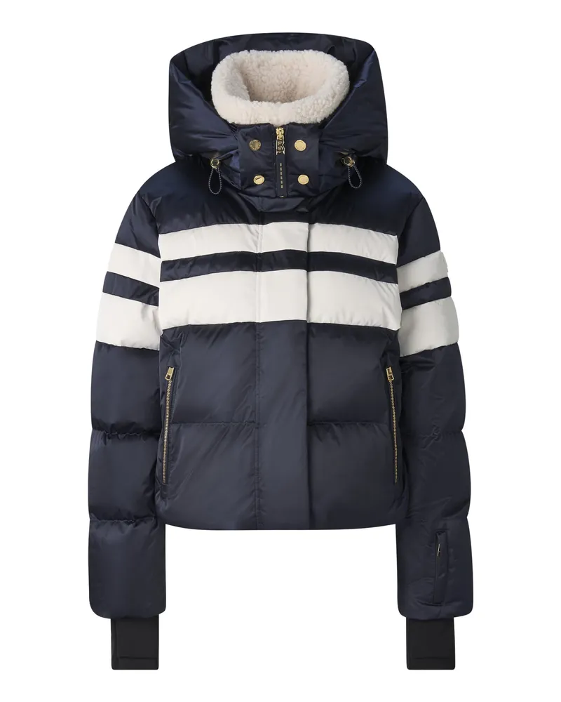 Bogner Ski-Daunenjacke Silla für Damen - Navy/Weiß Navy