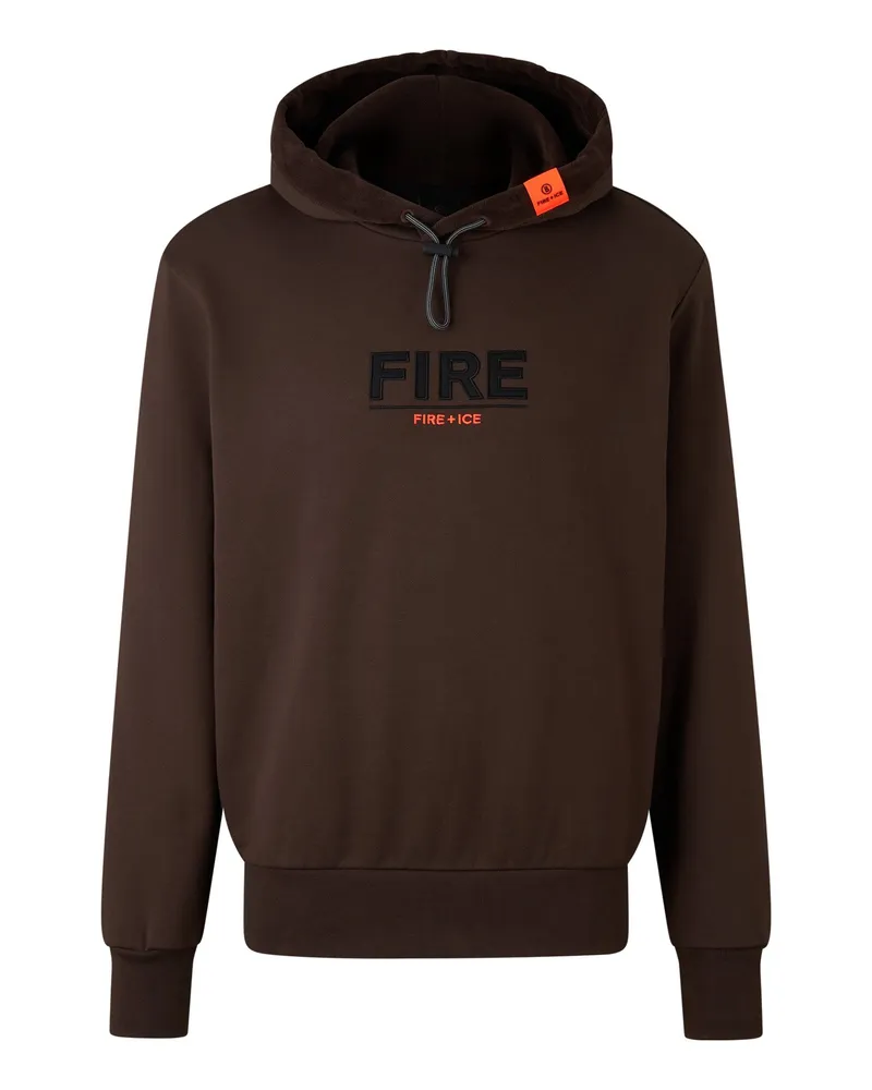 Bogner Fire & Ice Hoodie Kristan für Herren - Chocolate Chocolate