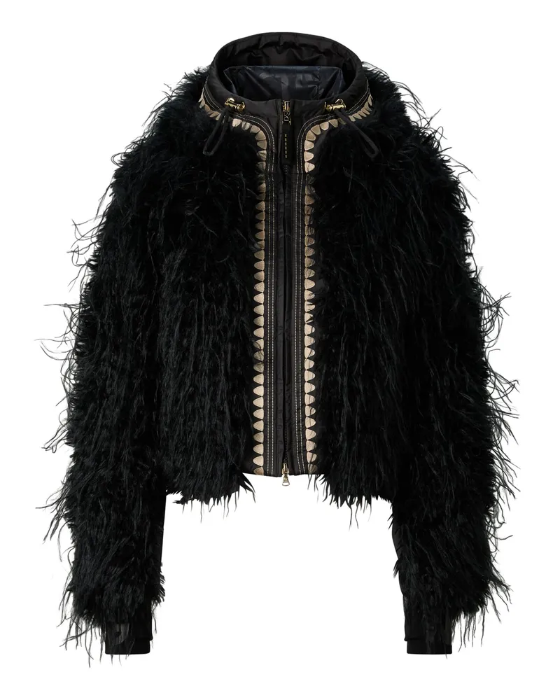 Bogner Faux-Fur-Skijacke Kela für Damen - Schwarz Schwarz