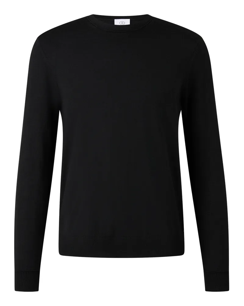Bogner Feinstrick-Pullover Ole für Herren - Schwarz Schwarz