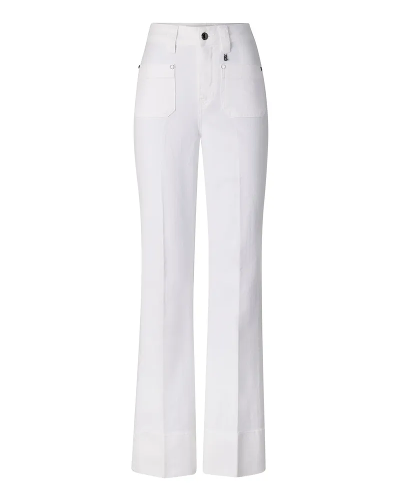 Bogner Flared Fit Jeans Devin für Damen - Weiß Weiß
