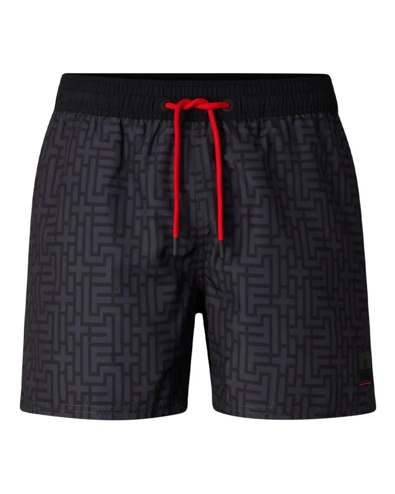 Bogner Fire & Ice Badeshorts Nelson für Herren - Schwarz/Anthrazit Schwarz