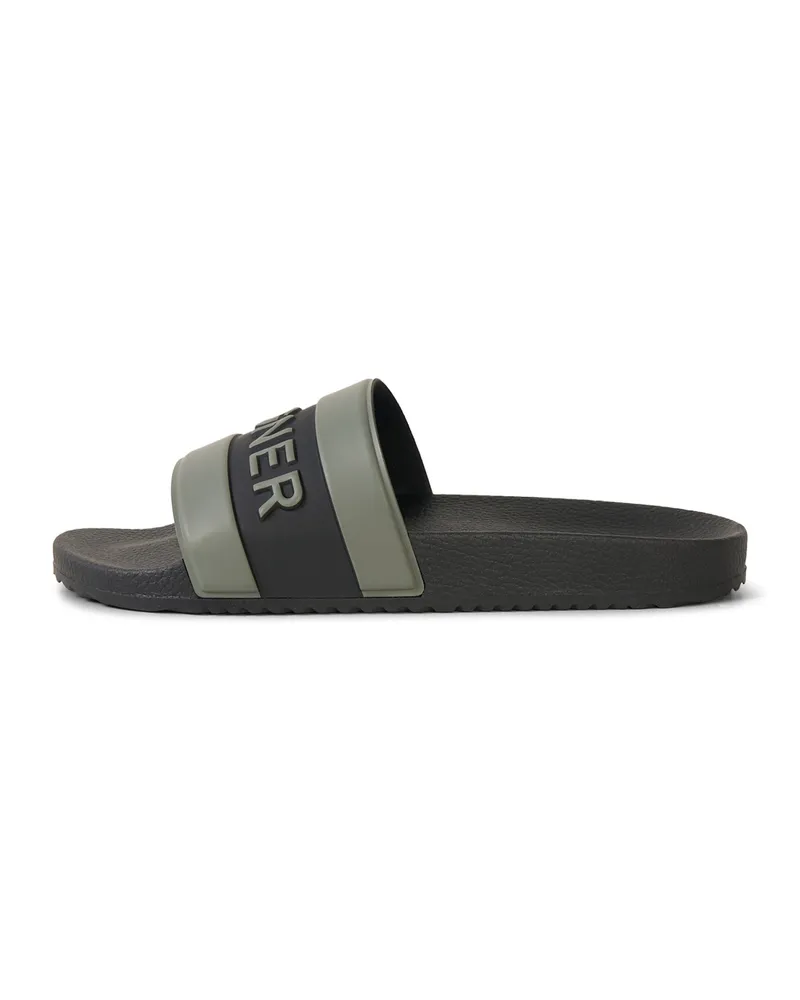 Bogner Slides Belize für Herren - Oliv-Grün/Schwarz Oliv-grün