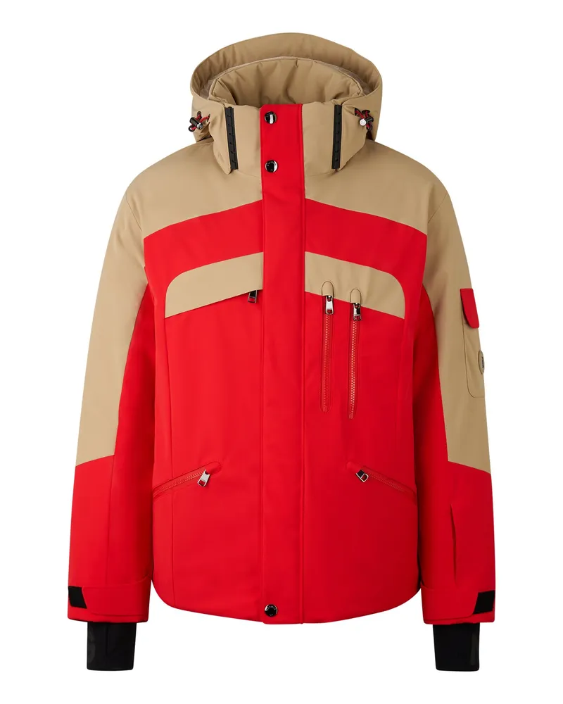 Bogner Ski-Daunenjacke Danjo für Herren - Rot/Beige Rot