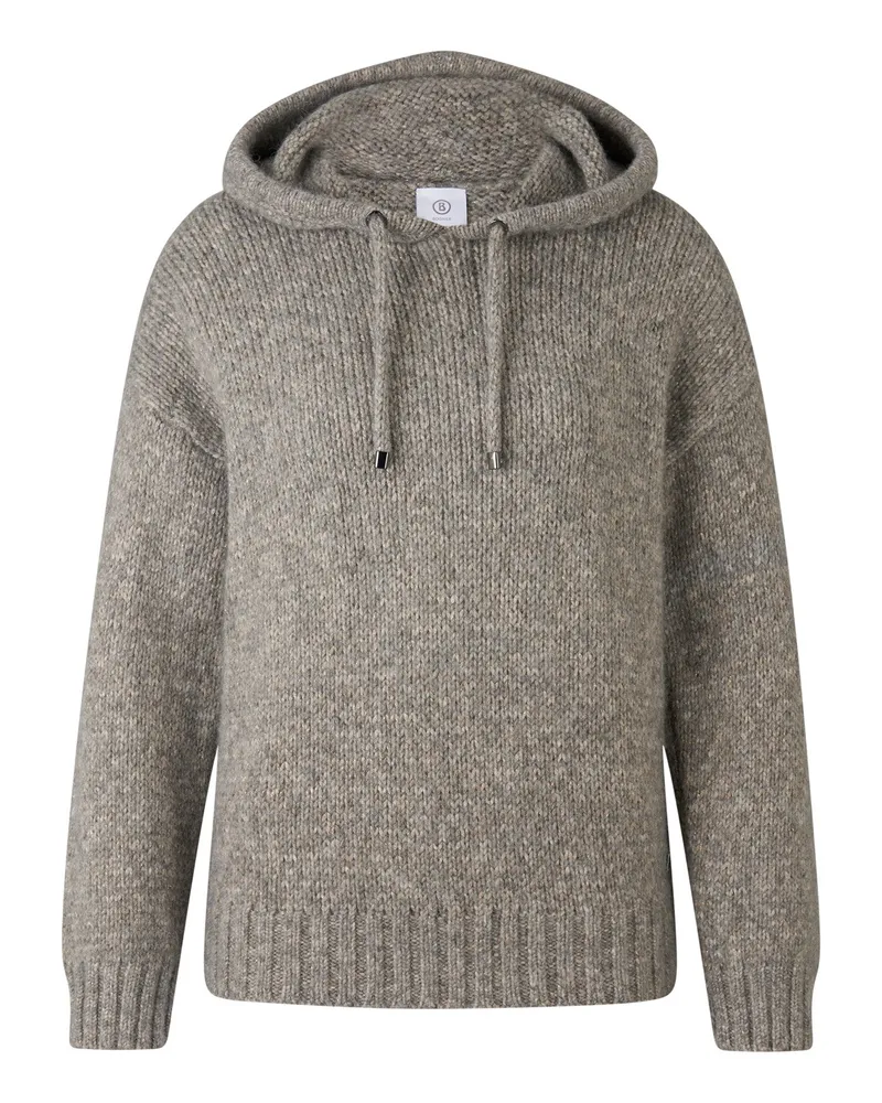 Bogner Strick-Hoodie Stella für Damen - Grau Grau