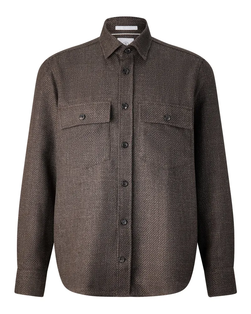 Bogner Hemd Heiko für Herren - Dunkelbraun Dunkelbraun