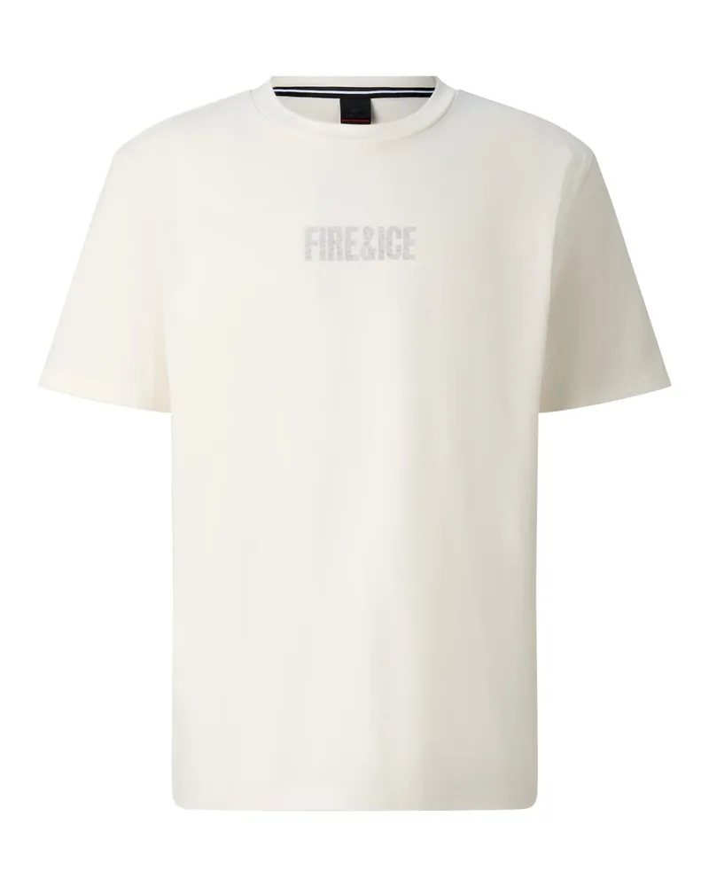Bogner Fire & Ice Baumwoll-T-Shirt Mick für Herren - Off-White Off-white