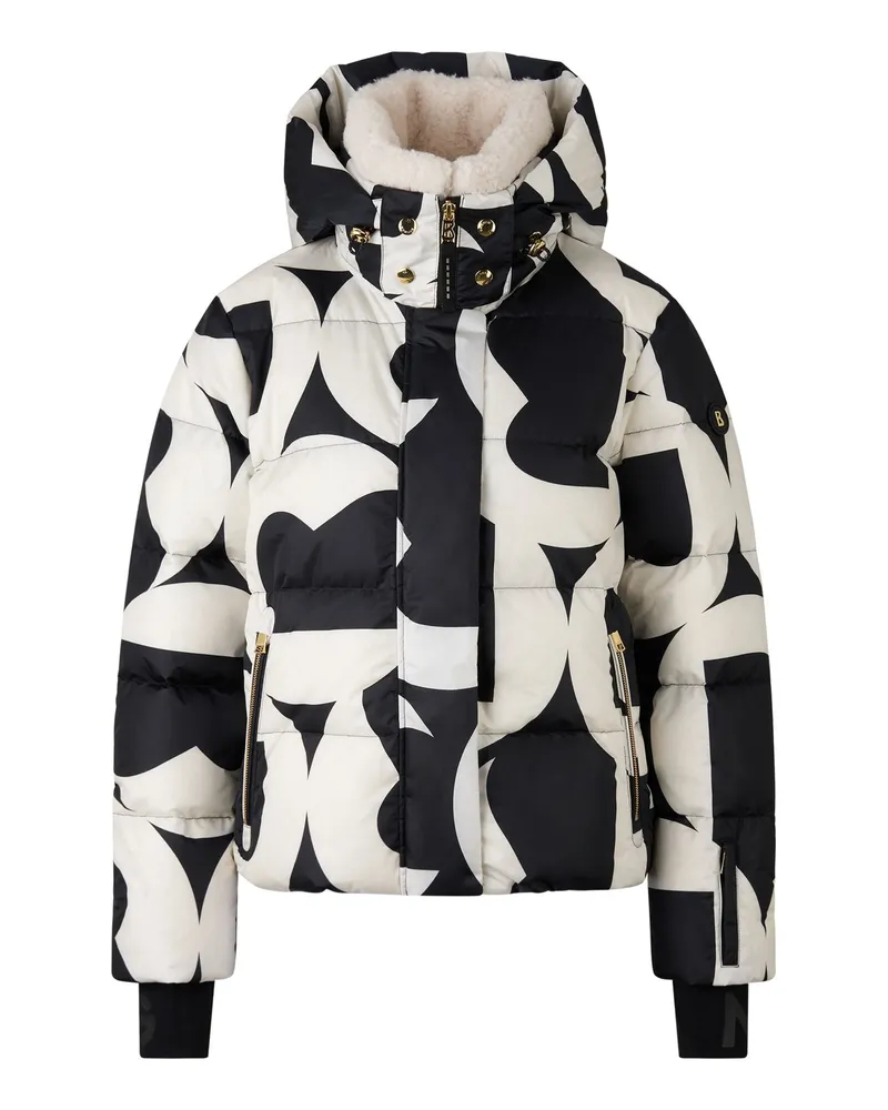 Bogner Ski-Daunenjacke Maja für Damen - Schwarz/Off-White Schwarz