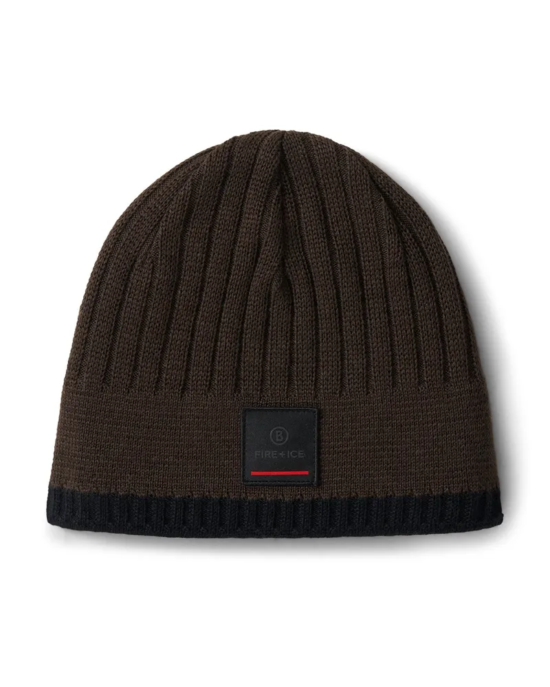 Bogner Fire & Ice Beanie Eastan für Herren - Chocolate Chocolate