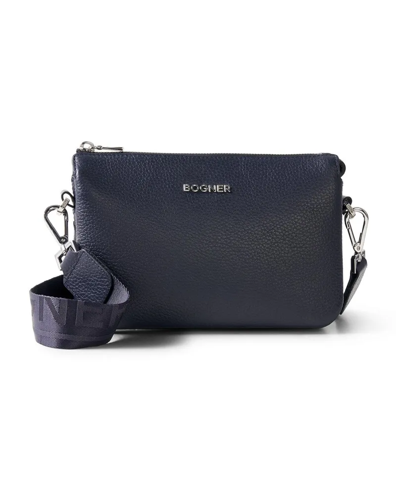 Bogner Schultertasche Wallis Taja für Damen - Navy-Blau Navy-blau