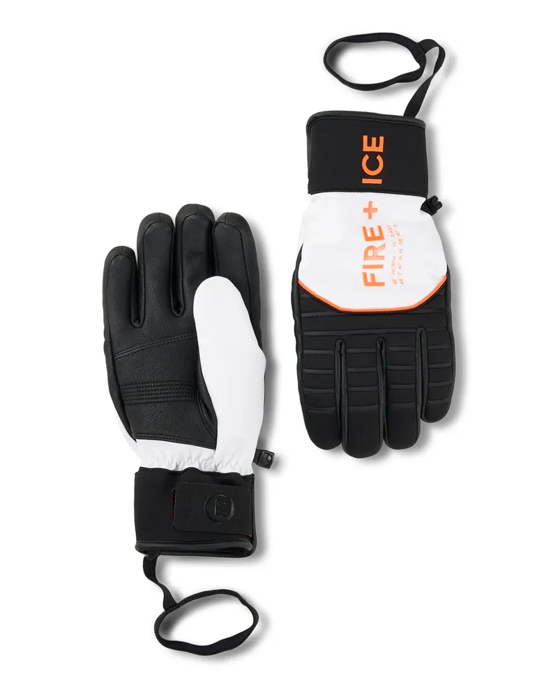Bogner Fire & Ice Handschuhe Erko - Schwarz/Weiß Schwarz