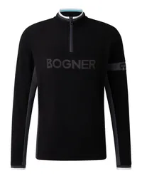 Bogner Fleece-Shirt Gilbert für Herren - Schwarz/Grau Schwarz