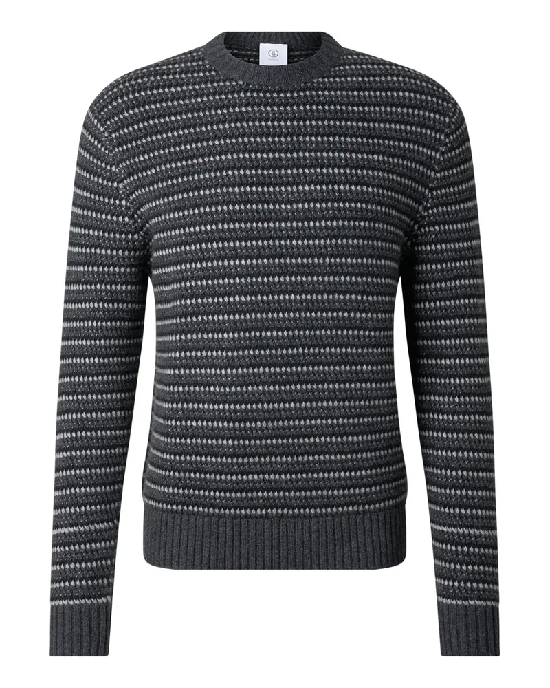 Bogner Kaschmir-Pullover Apollo für Herren - Anthrazit/Hellgrau Anthrazit