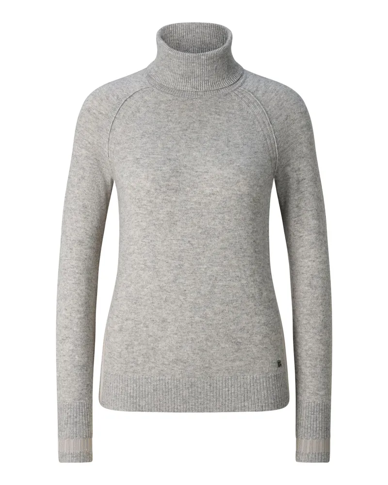Bogner Schurwoll-Kaschmir-Pullover Vaiana für Damen - Hellgrau Hellgrau