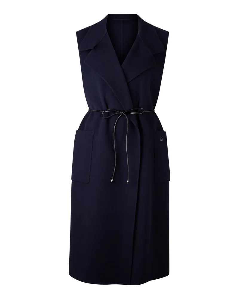 Bogner Doubleface-Wollweste Megan für Damen - Navy-Blau Navy-blau