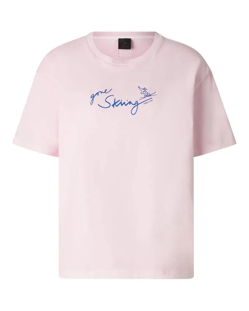 Bogner Fire & Ice Baumwoll-T-Shirt Cara für Damen - Rosa Rosa