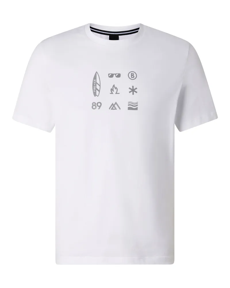 Bogner Fire & Ice T-Shirt Matteo für Herren - Weiß Weiß