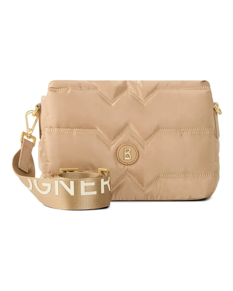Bogner Schultertasche Wallis Tessuto Bar für Damen - Beige Beige