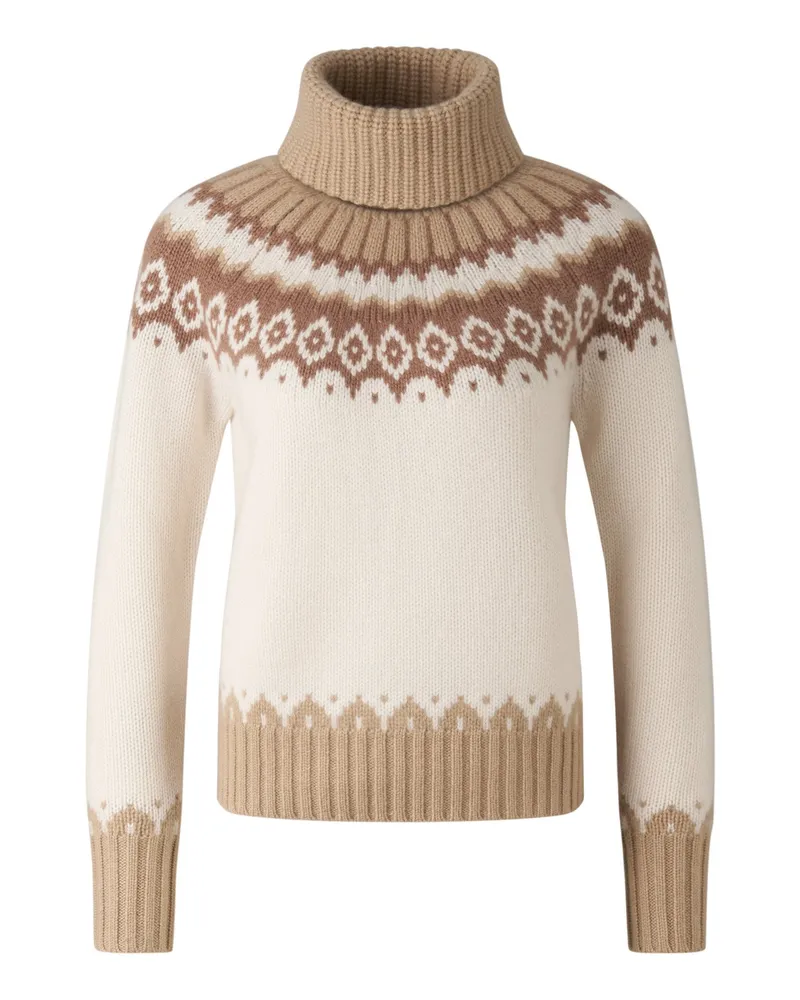 Bogner Pullover Ingrid für Damen - Off-White/Camel Off-white