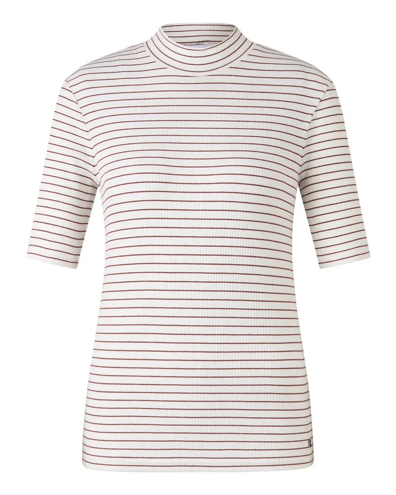 Bogner T-Shirt Riva für Damen - Weinrot/Off-White Weinrot