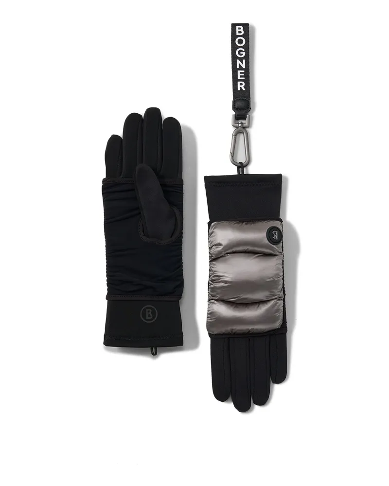 Bogner Handschuhe Touch für Damen - Schwarz/Grau Schwarz