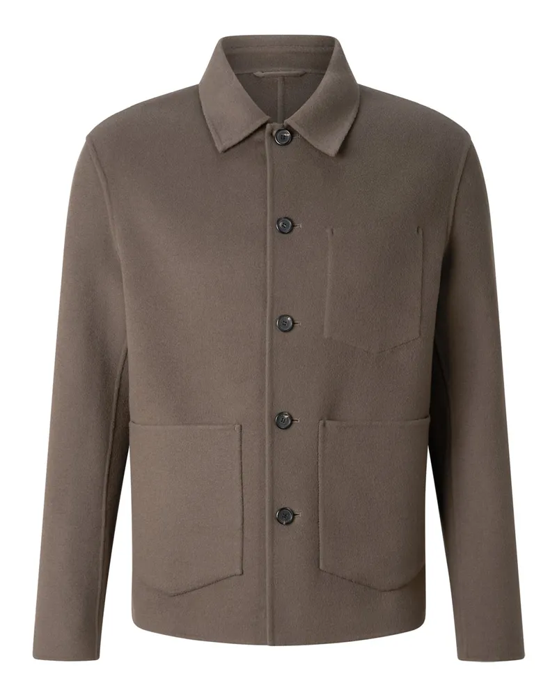 Bogner Doubleface-Woll-Hemdjacke Mirco für Herren - Braun Braun