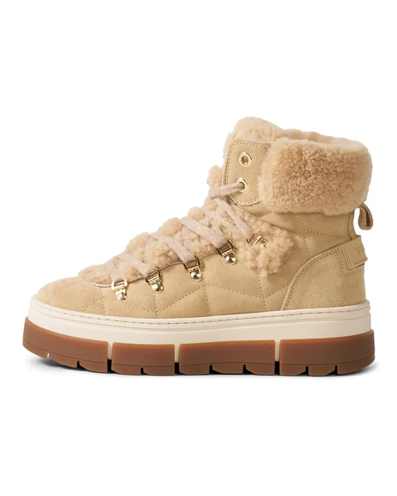 Bogner Schnürboots Vaduz mit Spikes für Damen - Camel Camel