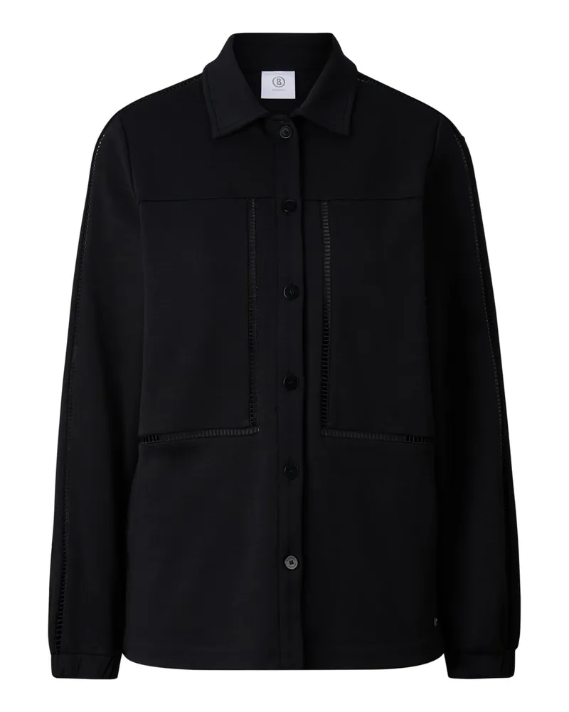 Bogner Jersey-Overshirt Raquel für Damen - Schwarz Schwarz