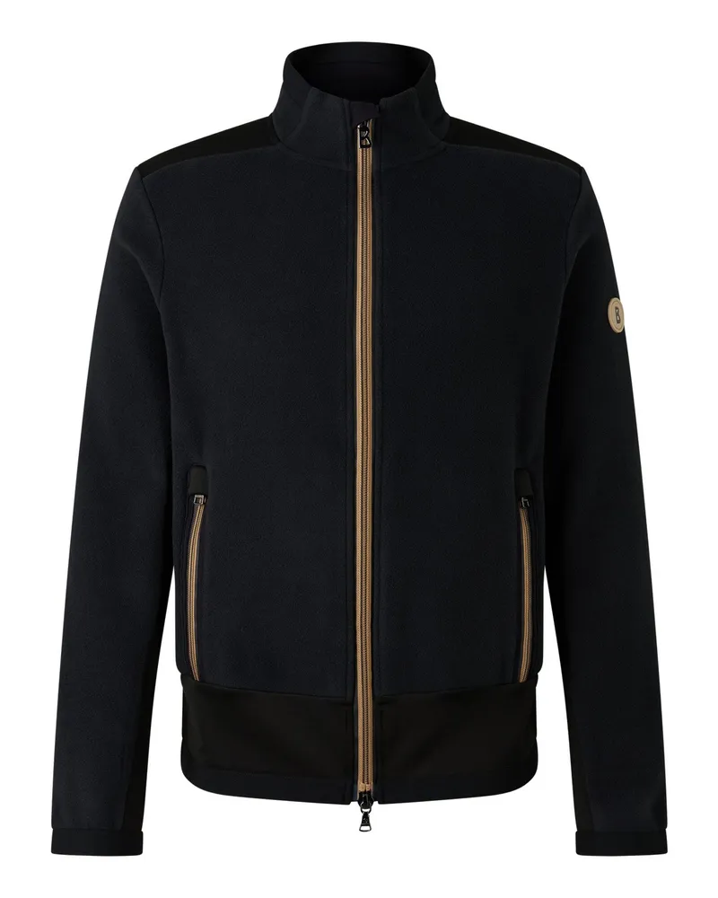 Bogner Fleece-Midlayer Fabio für Herren - Schwarz Schwarz