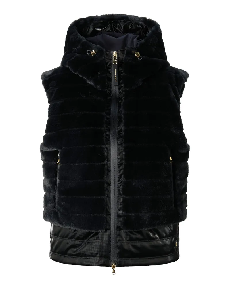 Bogner Faux-Fur-Daunenweste Manda für Damen - Schwarz Schwarz