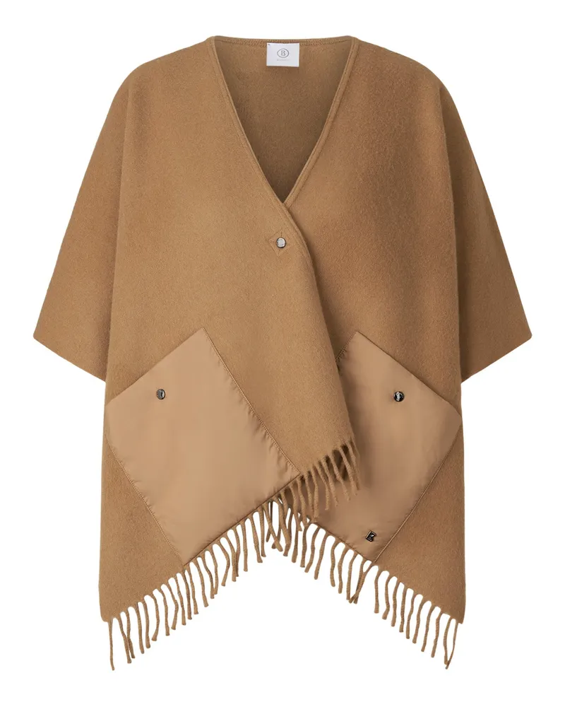 Bogner Poncho Nancie für Damen - Camel Camel