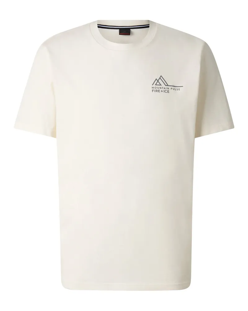 Bogner Fire & Ice Baumwoll-T-Shirt Mick für Herren - Off-White Off-white