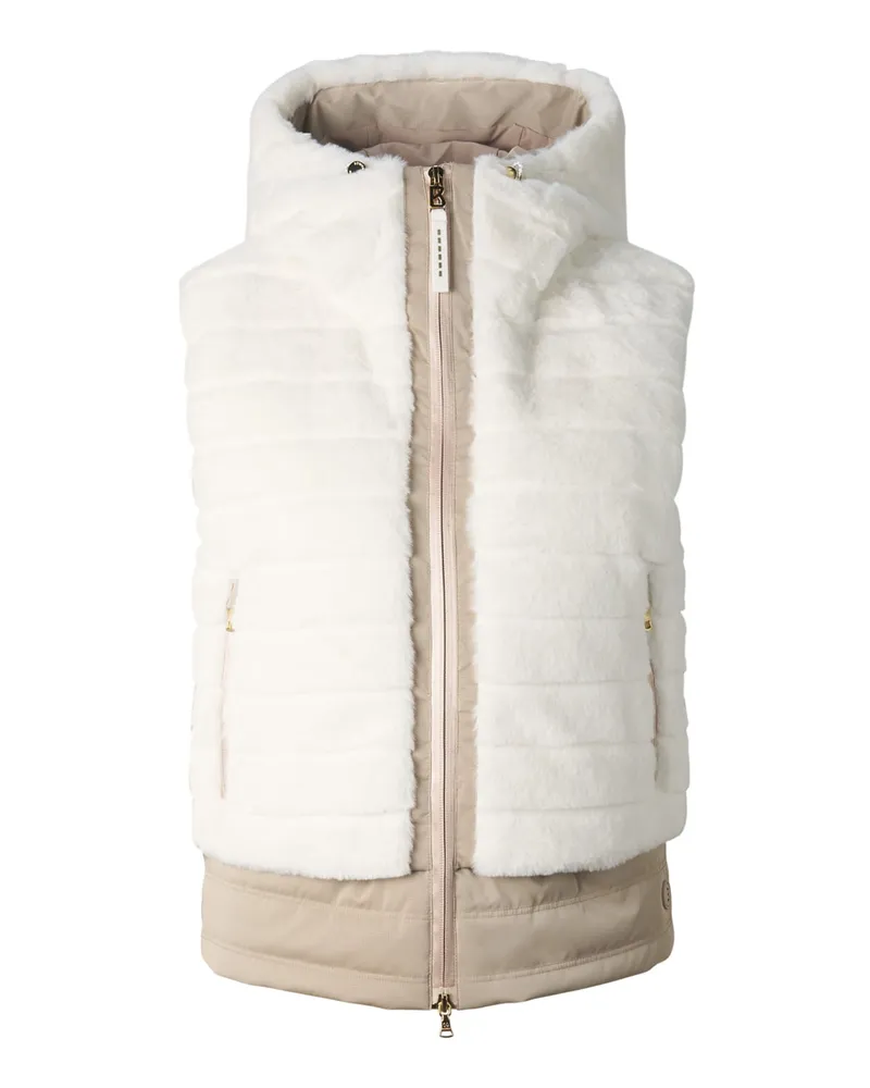 Bogner Faux-Fur-Daunenweste Manda für Damen - Off-White/Beige Off-white
