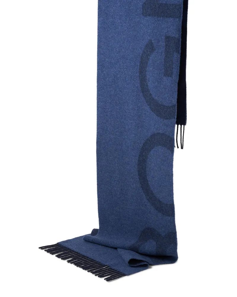 Bogner Wollschal Scarf - Navy-Blau/Blau Navy-blau