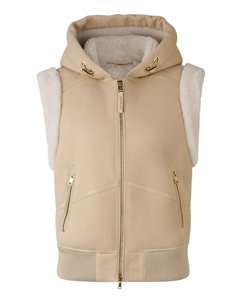 Bogner Lammfell-Weste Fine für Damen - Sand Sand