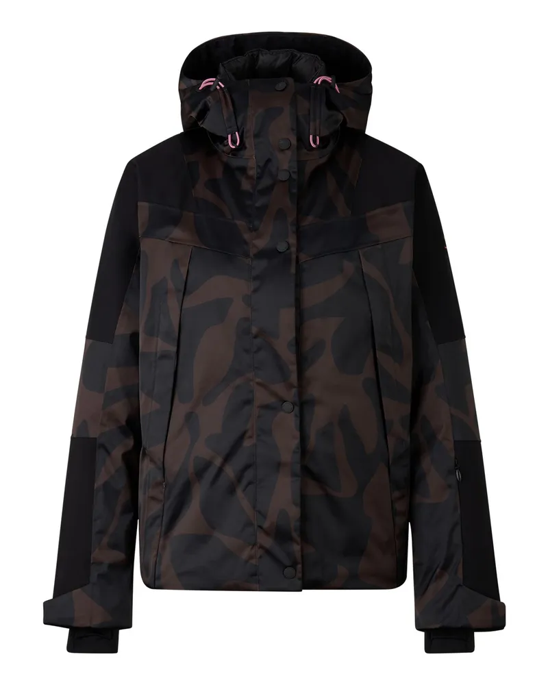 Bogner Fire & Ice Skijacke Tinka für Damen - Chocolate/Schwarz Chocolate