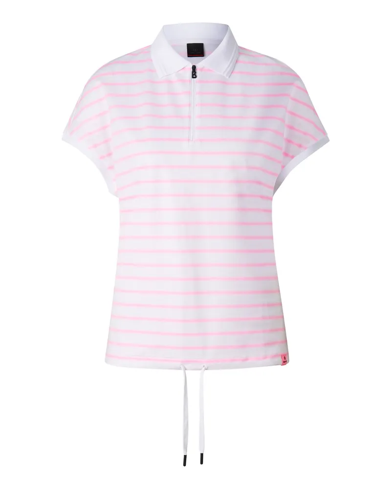 Bogner Fire & Ice Polo-Shirt Gaja für Damen - Pink/Weiß Pink